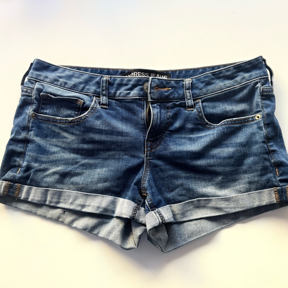Express Women's Classic Blue Jean Shorts